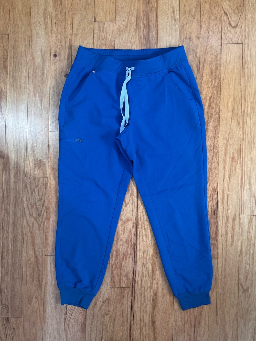 FIGS Zamora Jogger Scrub Pants Royal Blue Medium Petite M/P